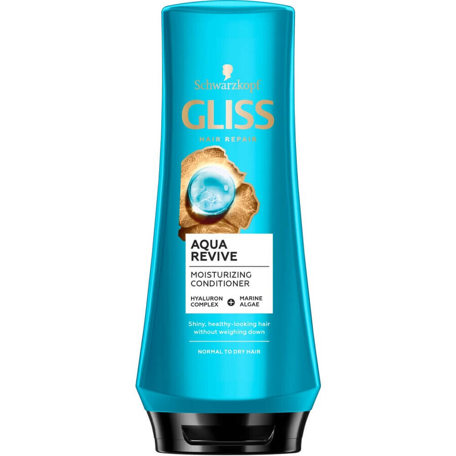 Gliss Aqua Revive Conditioner for dry and normal hair, 200ml