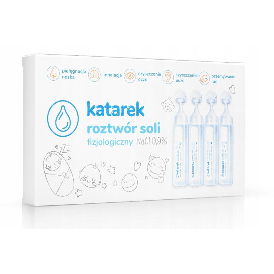 Katarek, solution saline physiologique, 10 x 5 ml