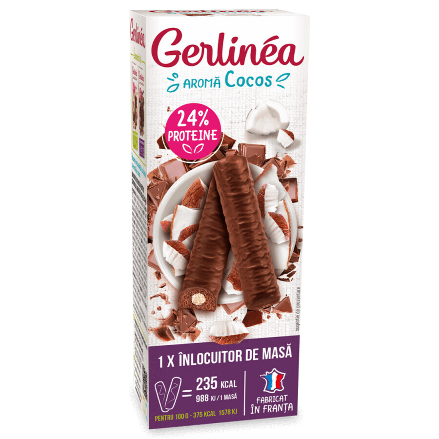 Schokoladenriegel mit Kokosnuss, 62g, Gerlinea