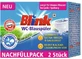 Blink toiletinzet, blauw, 2 stuks