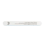Peggy Sage double-sided straight nail file 180/180 white, 1 pc