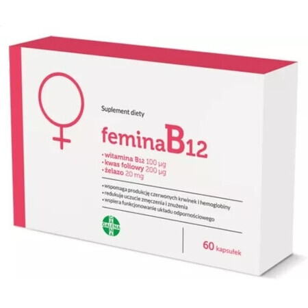 FeminaB12, 60 gélules