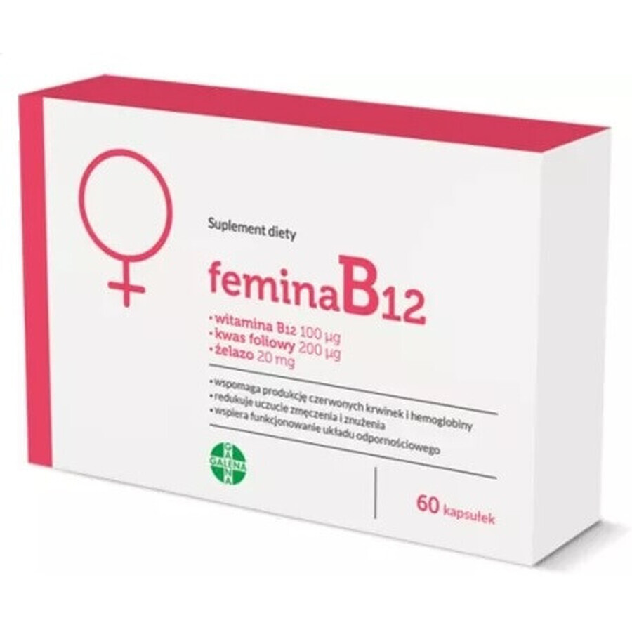 FeminaB12, 60 gélules