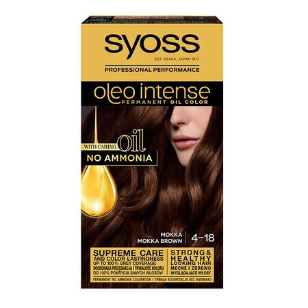 Syoss Oleo Intense Hair Colour Mokka 4-18