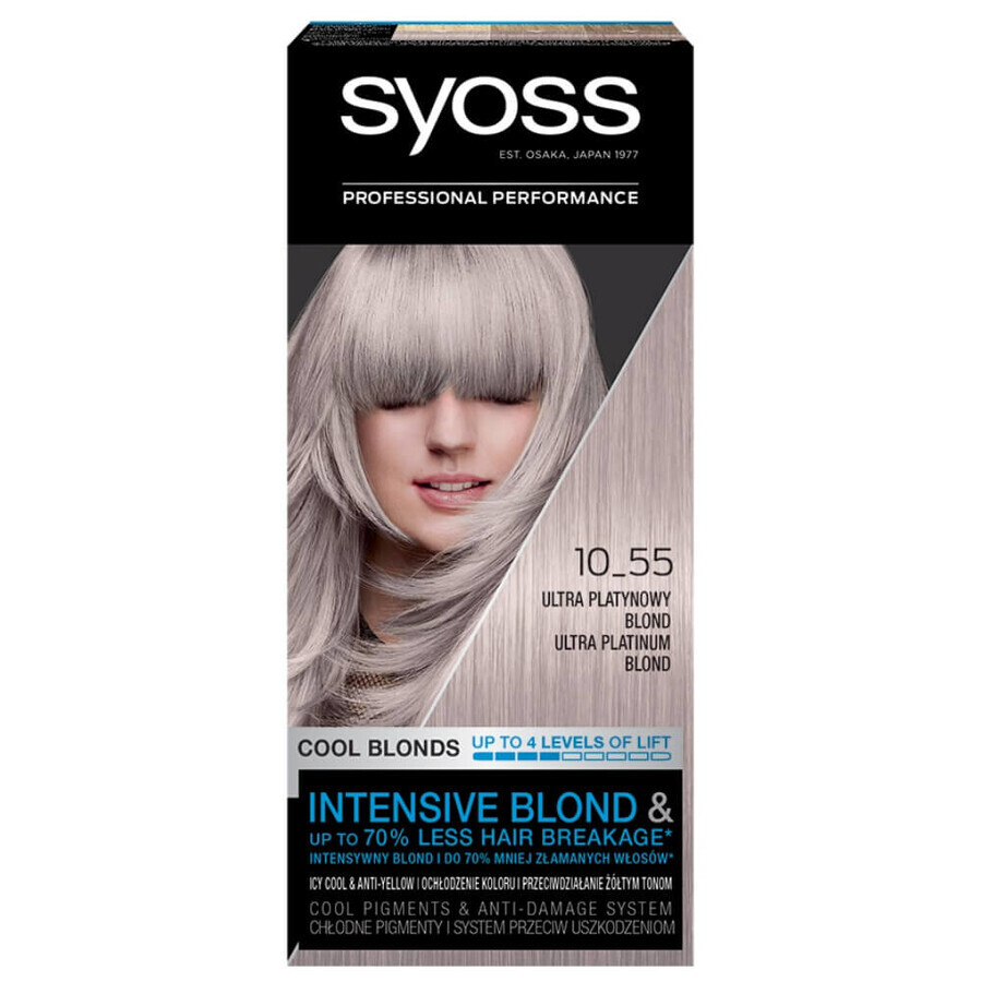 Syoss Cool Blonds Aclarador de Cera 10_55 Rubio Ultra Platino