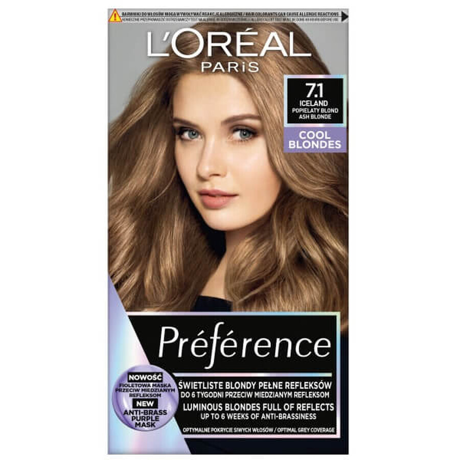 L'Oreal Paris Preference Cool Blondes Colouring Wax 7,1 Iceland