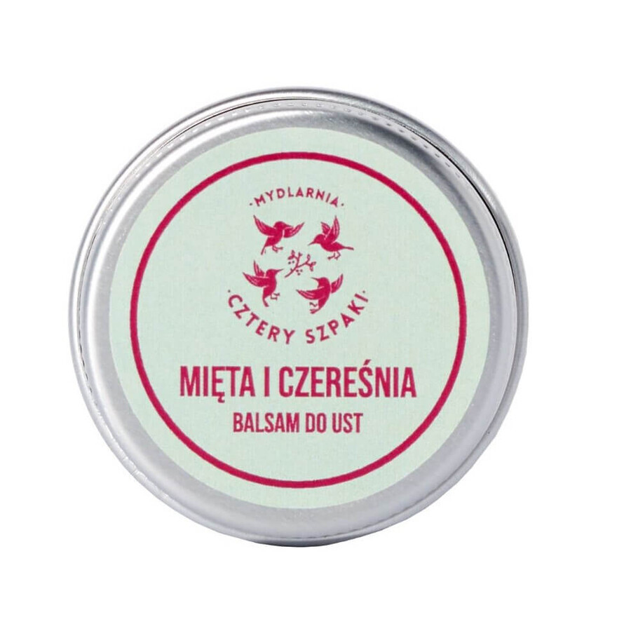 Mydlarnia Cztery Szpaki Baume à lèvres Mita et cerise, 15ml