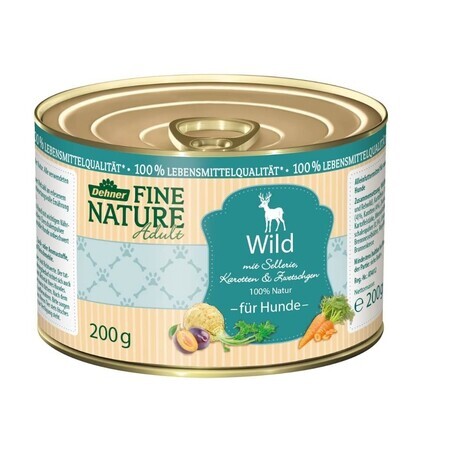 Dehner, Fine Nature Junior, Dog food, game, 200g