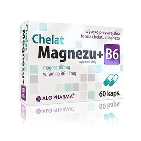 Chélate de magnésium + B6, 60 gélules