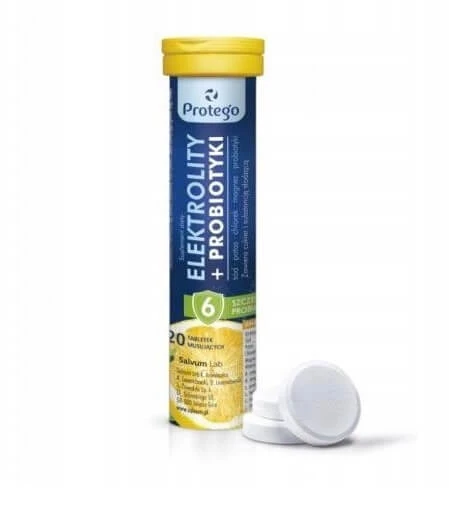 Protego Elektrolity + Probiotique, 20 comprimés effervescents