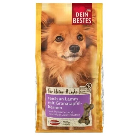 Dein Bestes, Croquettes pour petits chiens, agneau avec graines de grenade, 1 kg