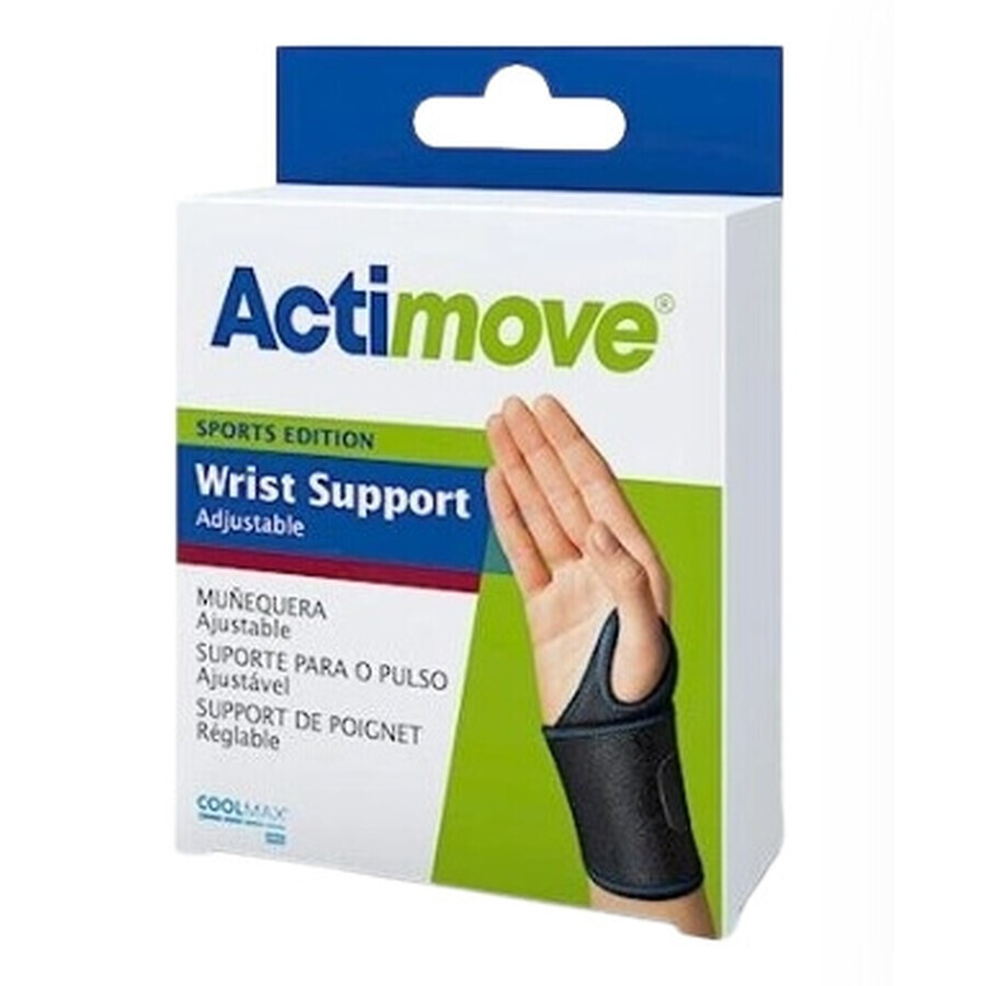 Actimove, stabilisateur de poignet universel noir universel - Longue durée !