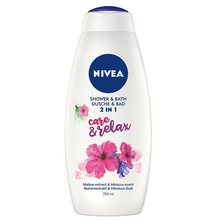 Nivea Care amp; Relax shower gel 2in1, 750ml