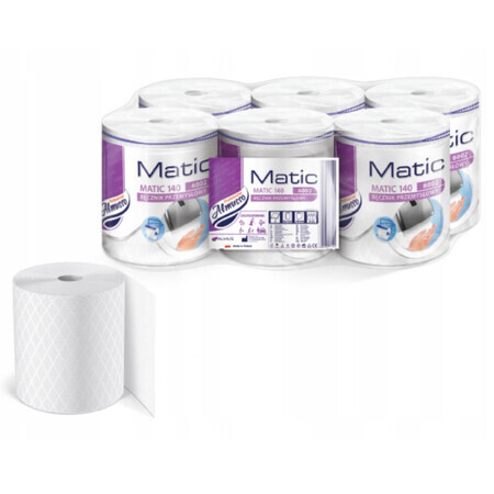 Almusso Matic, serviettes en papier, 6 rouleaux