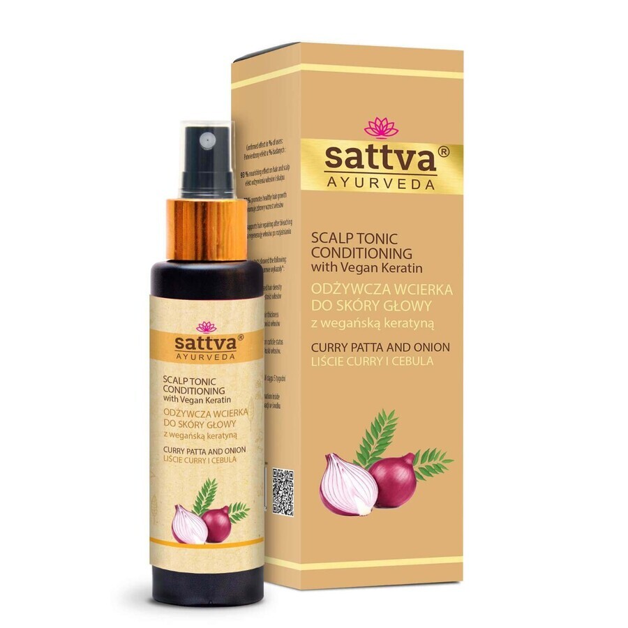 Sattva Scalp Tonic Curry Patta & Onion Scalp Scrub, 100ml