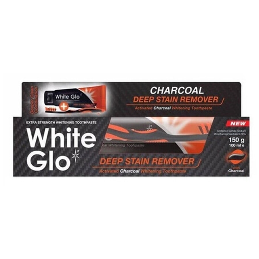 White Glo Black Whitening Toothpaste 100 ml