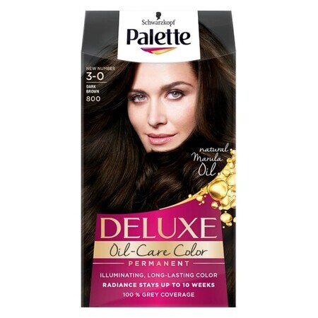 Palette Deluxe Oil-Care Color Palette Oil-Care Coloring Wax with micro-oil 800 (3-0) dark birch