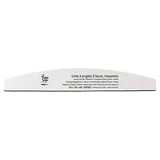 Peggy Sage Double-sided semicircular nail file 180/180 white, 1 pc