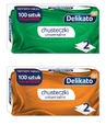 Delikato, box of 2-ply tissues, 100 + 10 pcs.