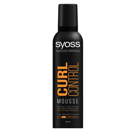 Syoss Mousse Control de Rizos para Cabello Rizado, 250ml