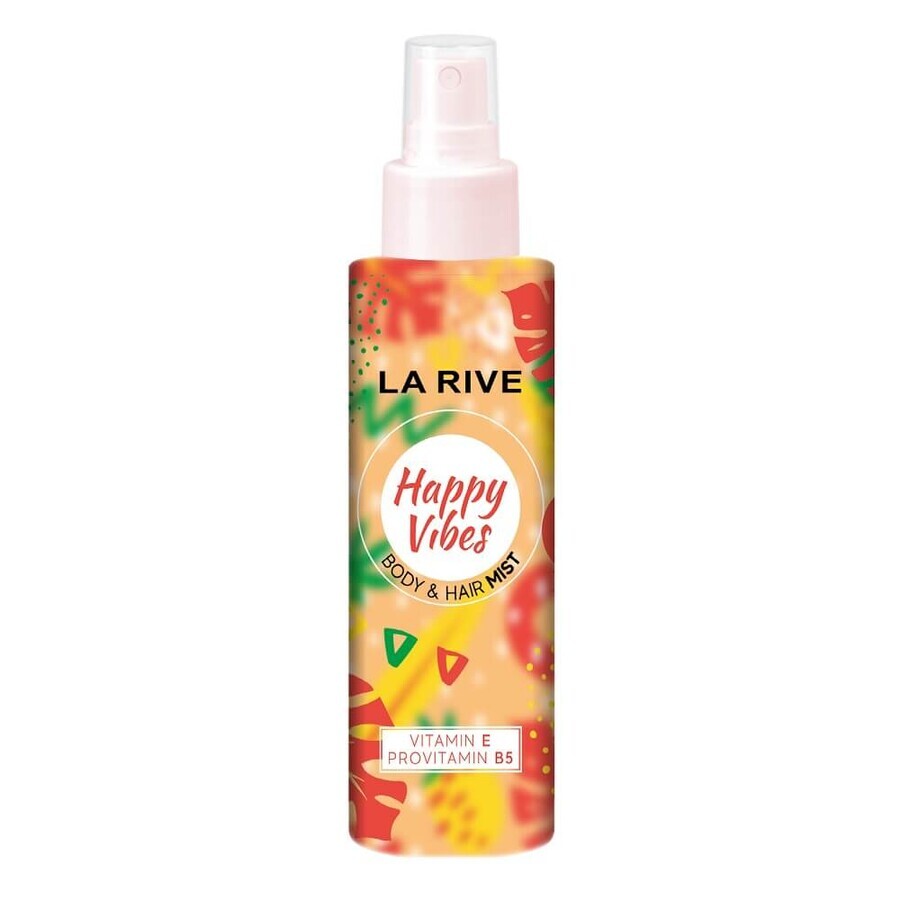 La Rive Happy Vibes Brume de parfum et de cire pour le corps, 200ml