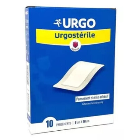 Urgosteril 8cm x 10cm, 10 pcs - Long délai de livraison !