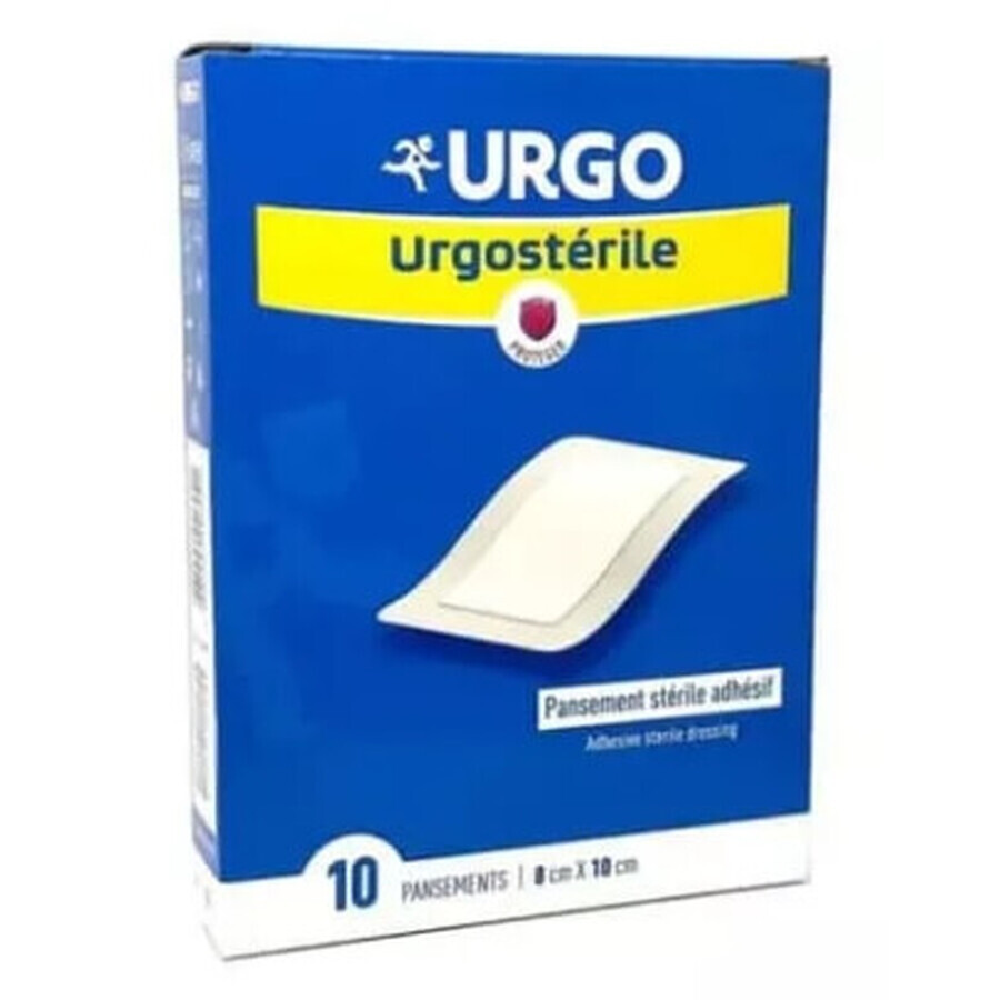 Urgosteril 8cm x 10cm, 10 pcs - Long délai de livraison !