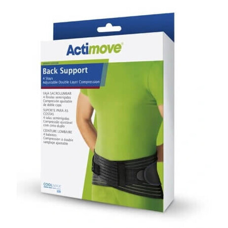 Actimove, Soutien Lombaire Noir taille L - Longue durée !