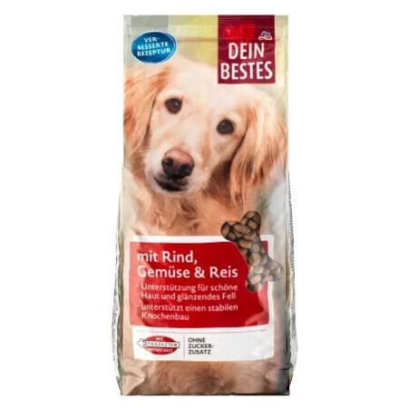 Dein Bestes, Croquettes pour chiens, bœuf au seigle, 3kg