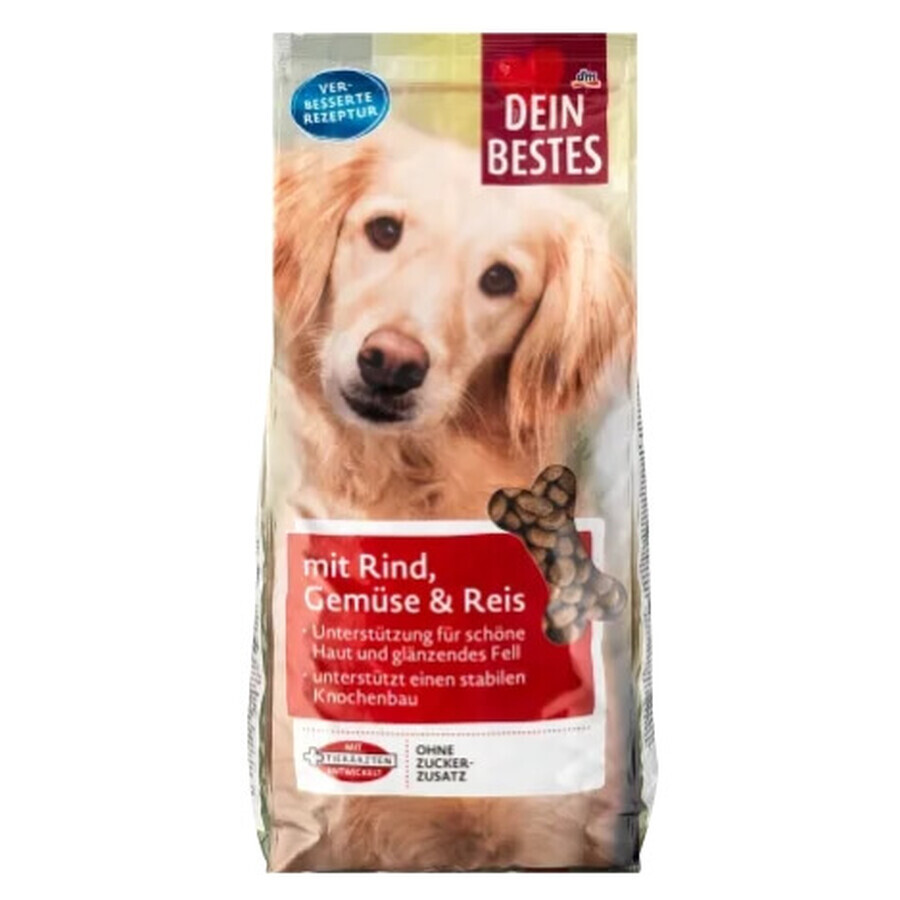 Dein Bestes, Croquettes pour chiens, bœuf au seigle, 3kg