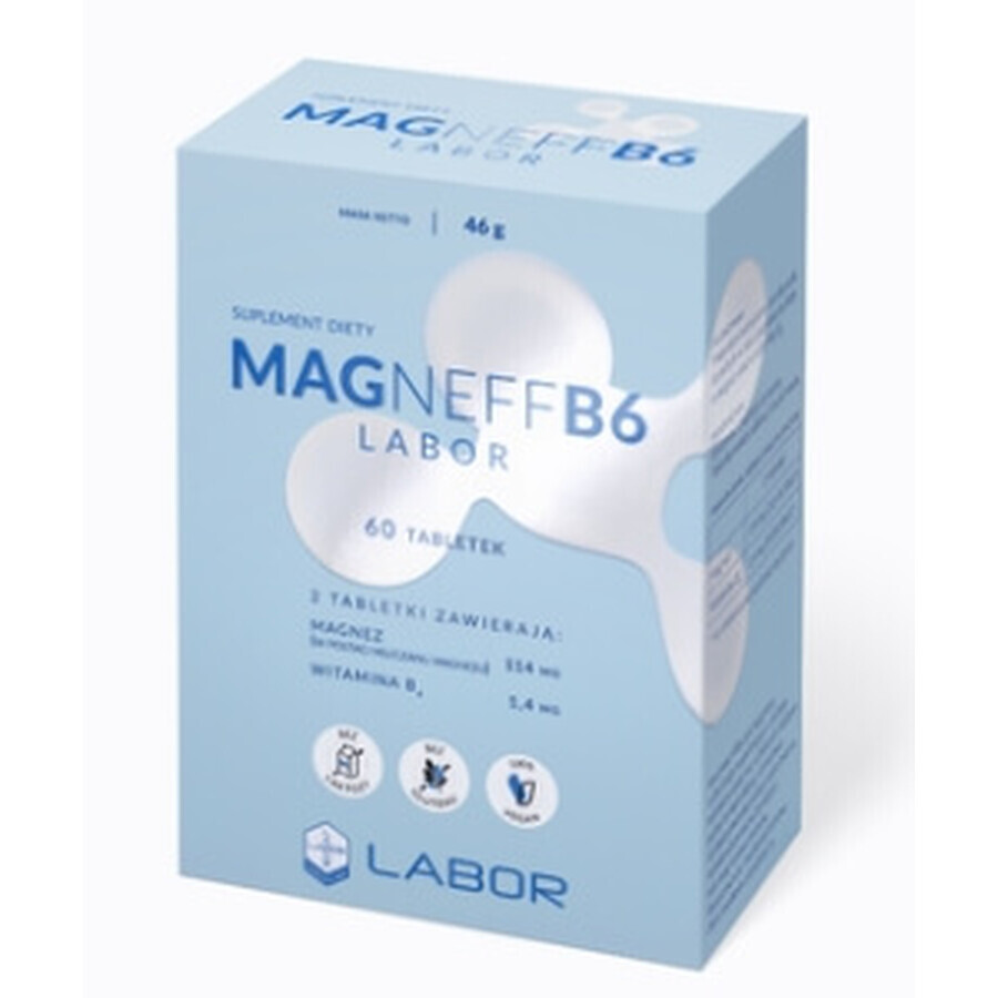 Labor, Magneff B6, 60 comprimés