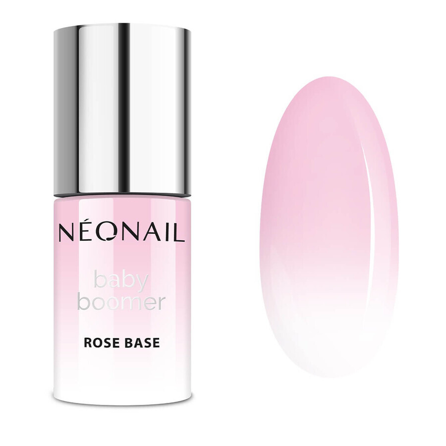 NeoNail Baby Boomer Hybrid Base 8366-7 Rose Base, 7.2ml