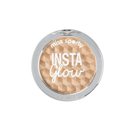 Miss Sporty Insta Glow Insta Glow Highlighter 101 Golden Glow Face Highlighter, 5g