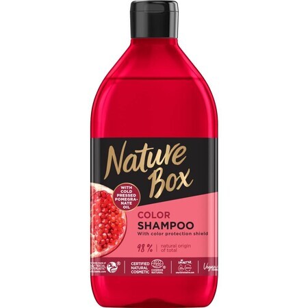 Nature Box Pomegranate oil shampoo for dyed hair, 385ml