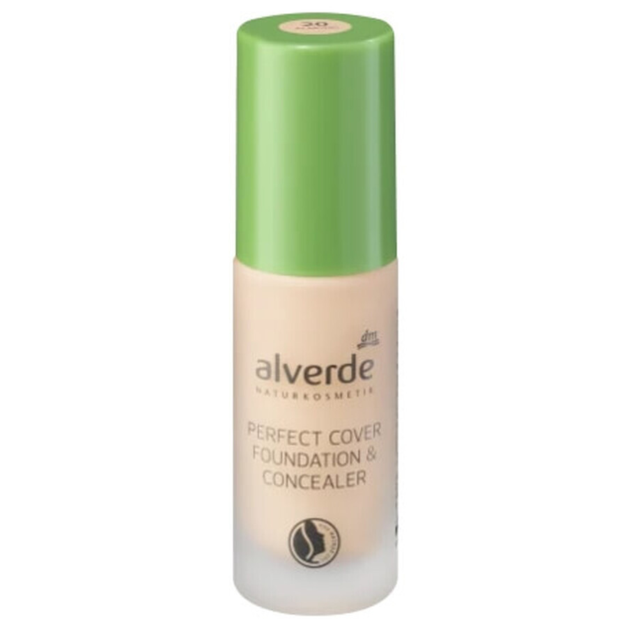 Alverde, Perfect Cover Concealer en Concealer Amandel 20, 20 ml