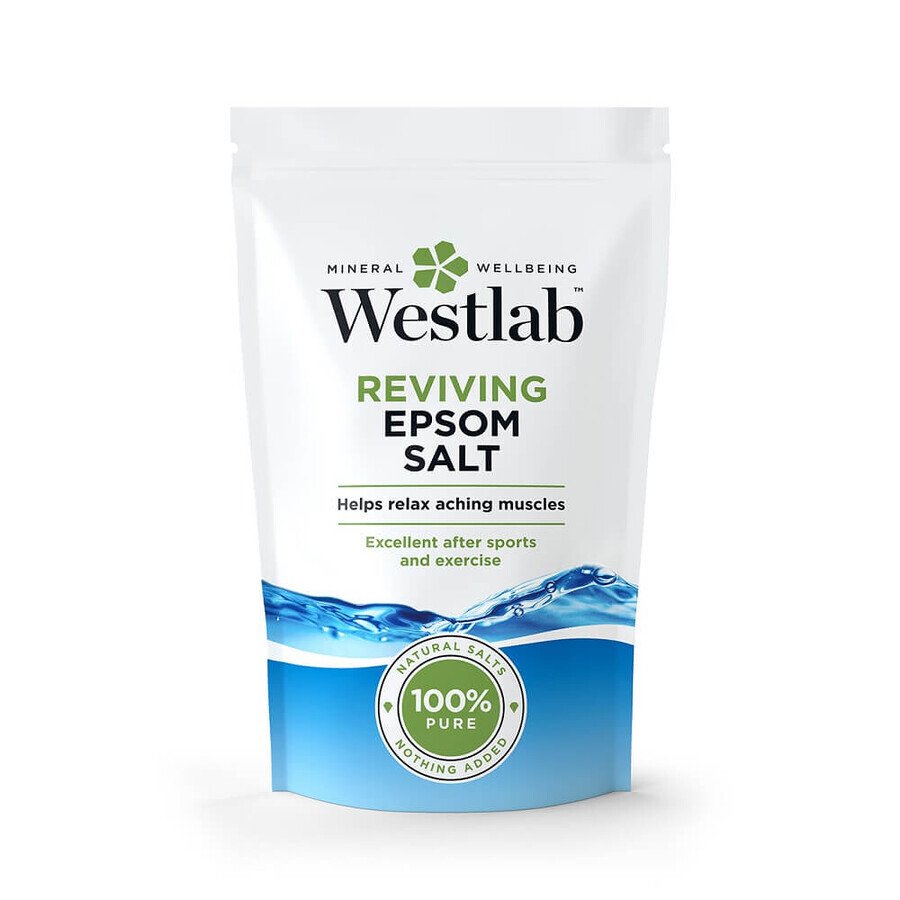 Westlab Reviving Epsom bath salt Sel de bain d'Epsom revivifiant, 350g