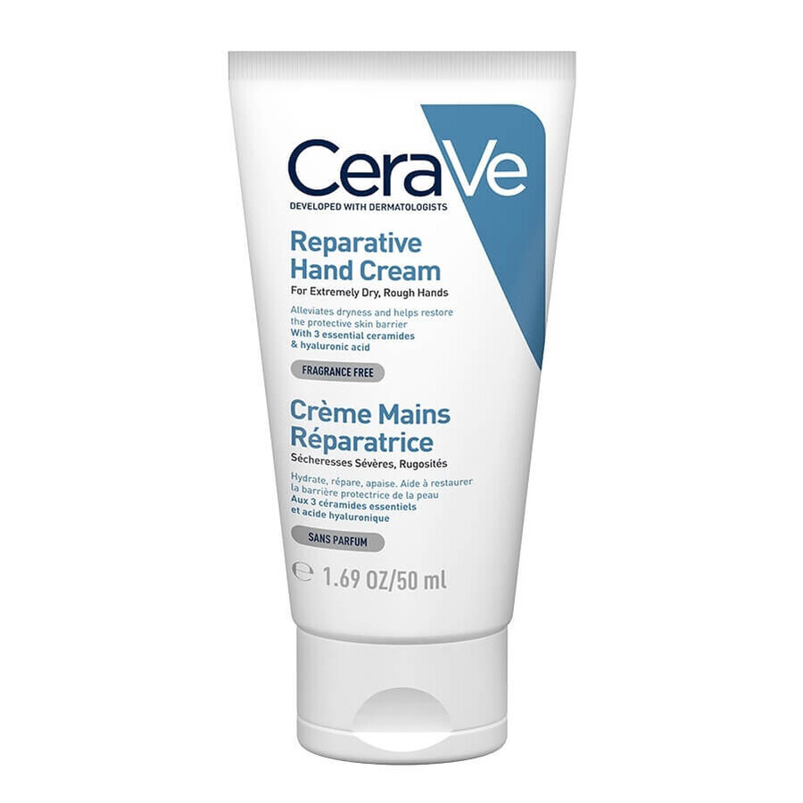 CeraVe crème régénérante pour les mains, 50ml