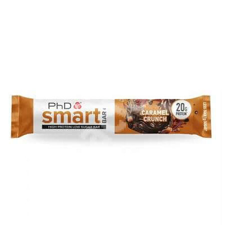 PhD Smart Bar Eiweißriegel Karamell-Knusper, 64 g, PhD Nutrition