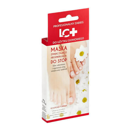 Masque exfoliant et régénérant pour les pieds LC+ sous forme de chaussettes, 1 paire