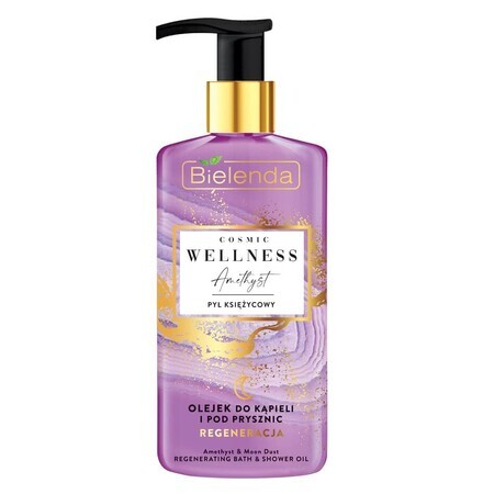 Bielenda Cosmic Wellness Huile de bain et de douche Améthyste et Xiaxis Py, 250ml