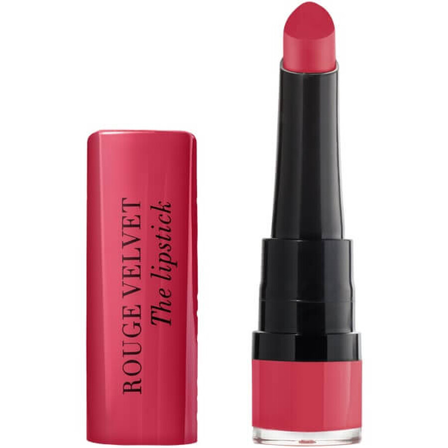 Bourjois Rouge Velvet The Lipstick Rouge à lèvres mat 04 Hip Hip Pink, 2.4g