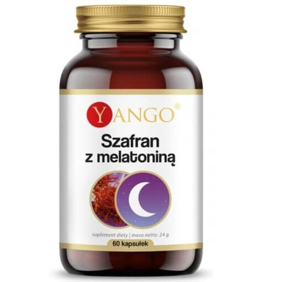 Yango, Safran mit Melatonin, 60 Kapseln