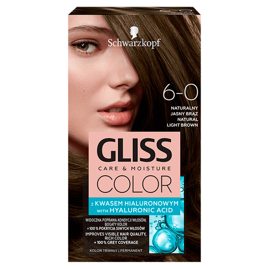 Schwarzkopf Gliss Color Wax Color with hyaluronic acid Natural Light Blonde 6-0