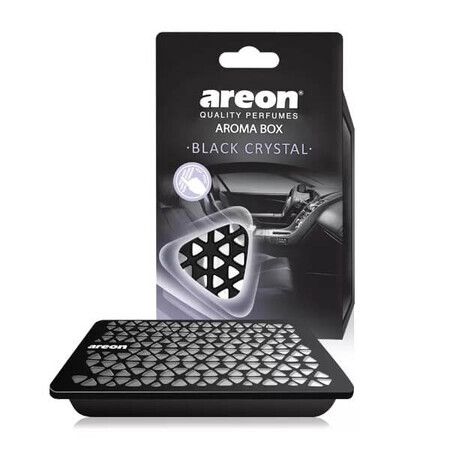 Areon Aroma Box Parfum de voiture sous le siège Cristal noir