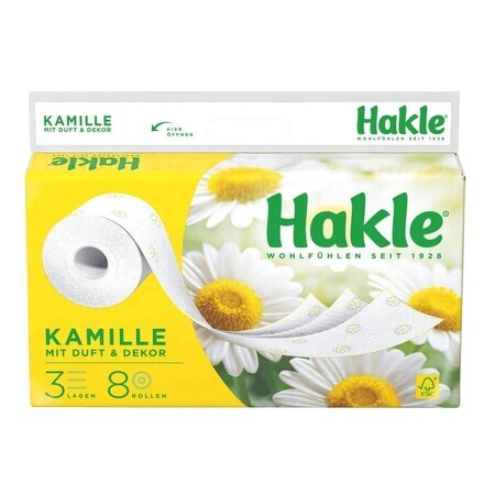 Hakle, Papier hygiénique, camomille, 8x150 pièces