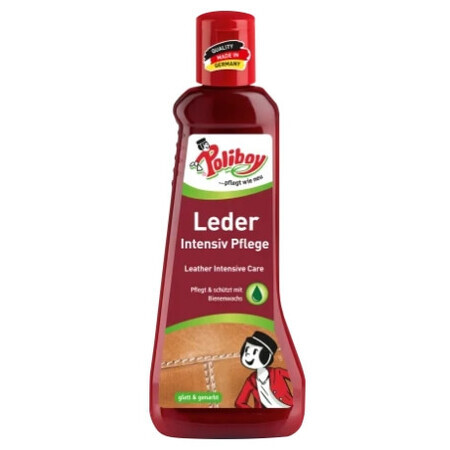 Poliboy, Leder intensive pflege, Lederreiniger, 200 ml