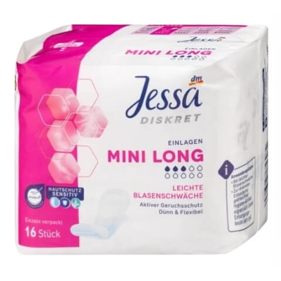 Jessa, Mini Long, assorbenti igienici, 16 pz.