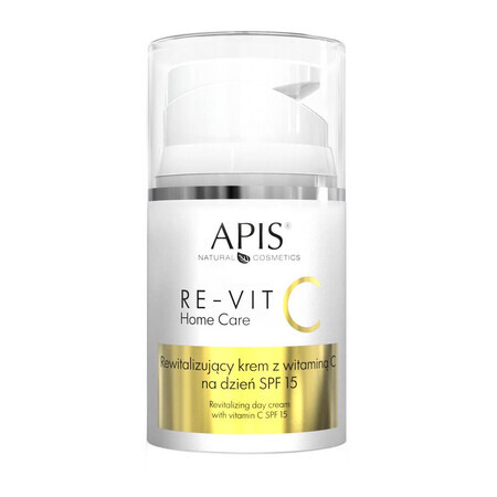 Apis Re-Vit C Home Care Crème de jour revitalisante à la vitamine C SPF15, 50ml