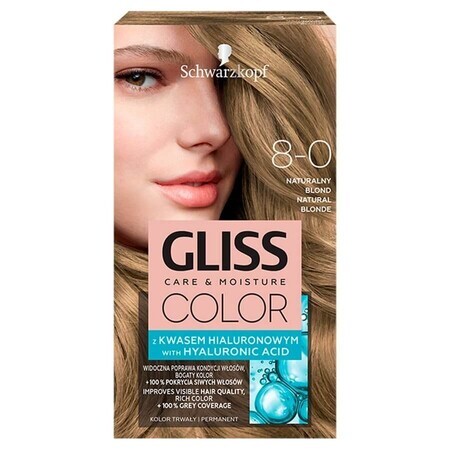 Schwarzkopf Gliss Color Wachsfarbe mit Hyaluronsäure Naturblond 8-0