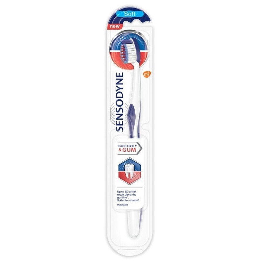 Brosse à dents Sensodyne Sensitivity avec gencives souples